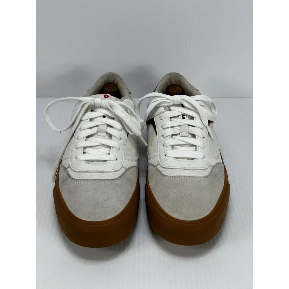 AIRWALK Shoes Mens 10 Huntington Sneakers White Leather Upper Casual MNAK23ES014